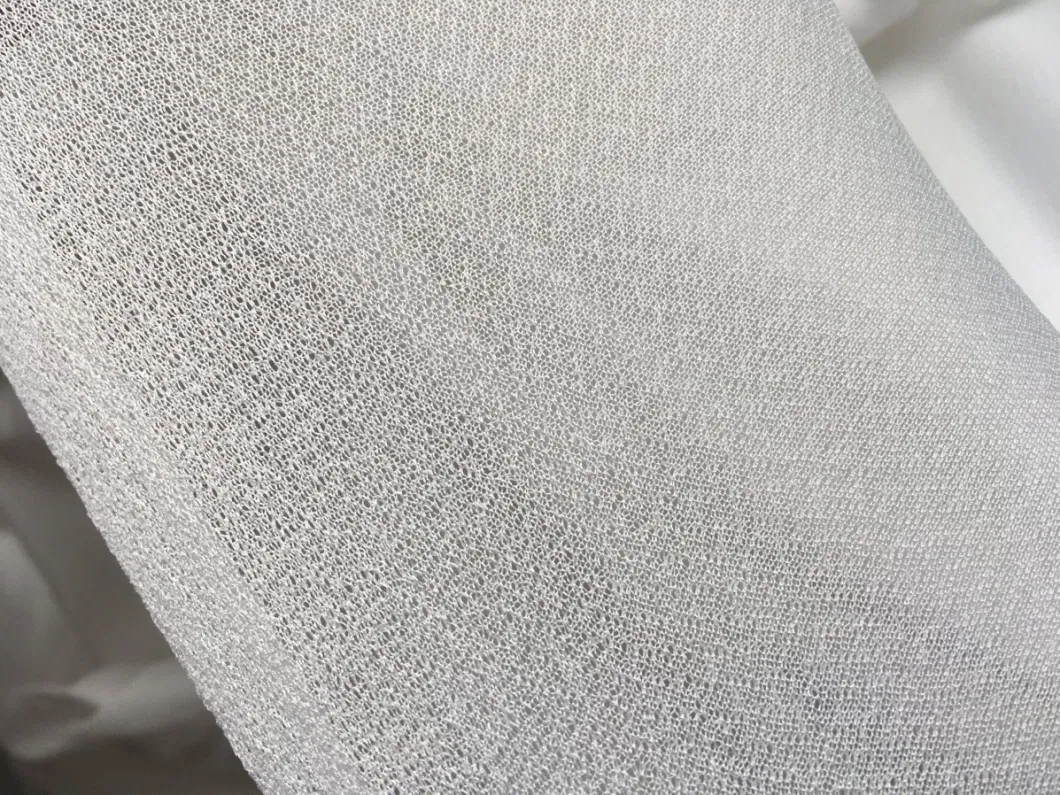 100% Polyester Circular Knitted PA Coating Woven Interlining for Denim Clothes