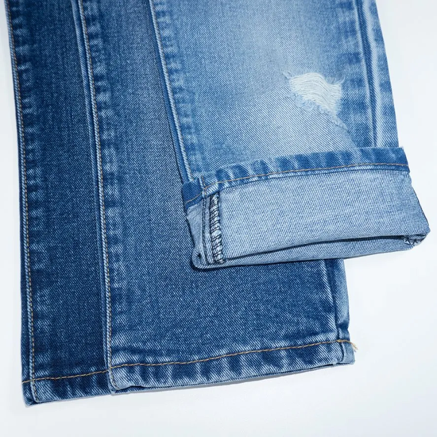 Tejido 100% algodón Tejido denim no elástico para jeans